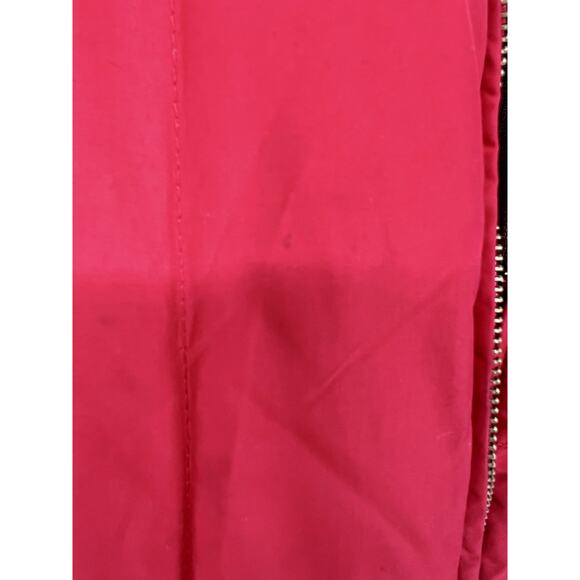 Eddie Bauer Goose Down Puffer Jacket XL Tall Red Quilted Full Zip Mens Outdoor - Picture 11 of 16